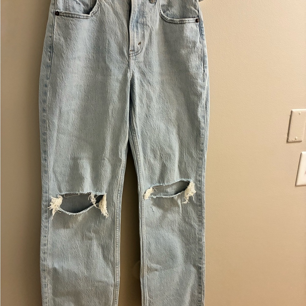 Abercrombie & Fitch Light Blue High Rise Jeans